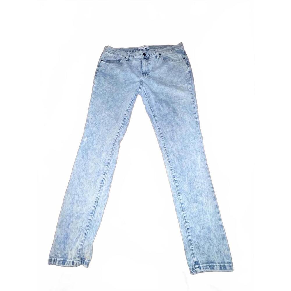 Fashion Nova Men Light Blue Acid Wash‎ Jeans Size 36